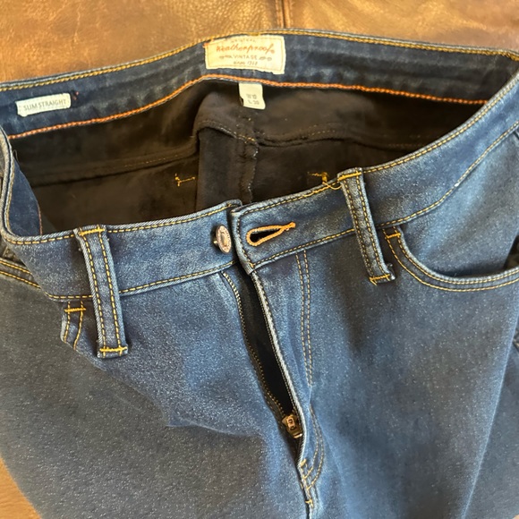 Weatherproof Vintage, size W10/L30, Soft, velvety lined jeans. Worn once. - Picture 3 of 7